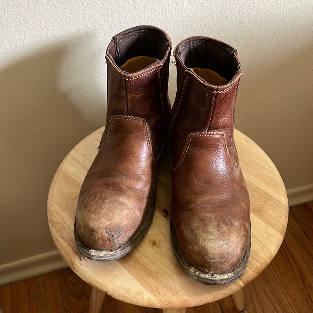 cat womens steel toe boots